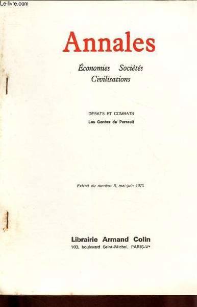 Annales - Economies - Soci�t�s - Civilisations - Extrait du …