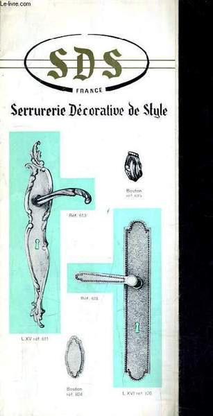 PLAQUETTE SERRURERIS DECORATIVE DE STYLE