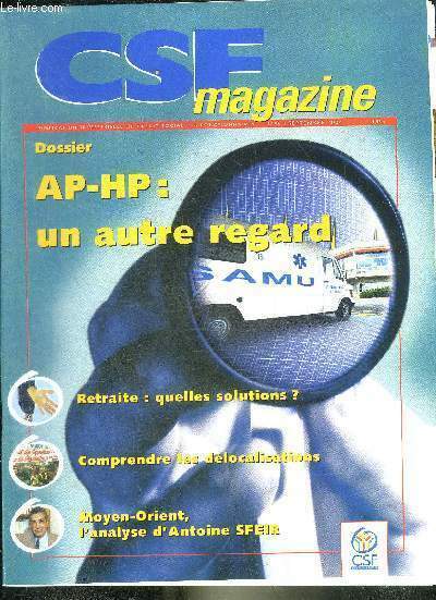 CSF MAGAZINE N�56 SEPTEMBRE 2004 - Assembl�e g�n�rale du 19 …