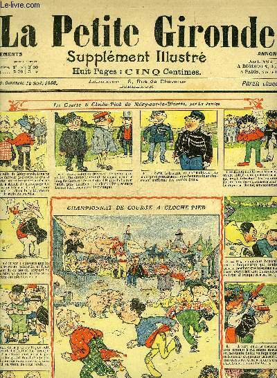 LA PETITE GIRONDE SUPPLEMENT ILLUSTRE - 9EME ANNEE N° 39 …