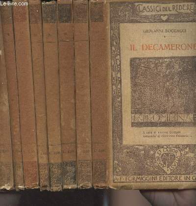 Il Decamerone - En 8 tomes - Tomes II, III, …