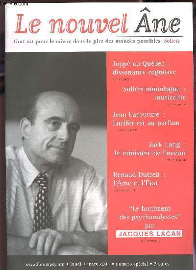 LE NOUVEL ANE - NUMERO SPECIAL / 7 MARS 2005 …