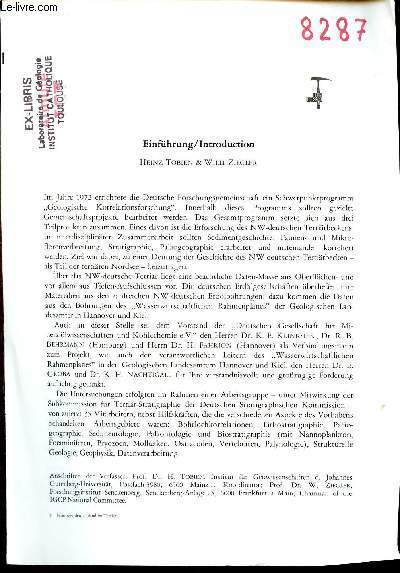 Einf�hrung / Introduction - Extrait Nordwestdeutschland im Tertiar.