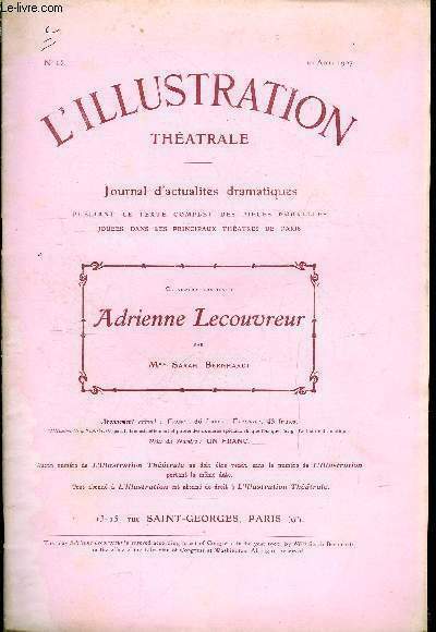 L'illustration théatrale n° 65 - Adrienne Lecouvreur, drame en six …