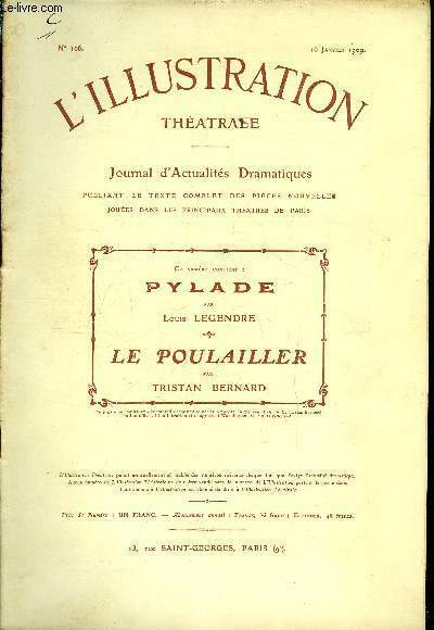 L'illustration théatrale n° 106 - Pylade, comédie en un acte, …
