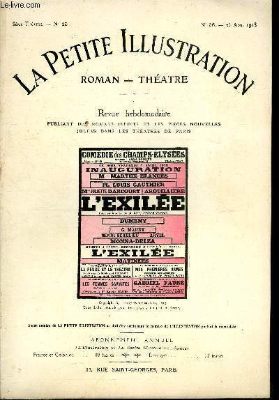 La petite illustration n° 26 série théatre n° 15 - …