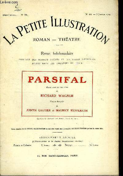 La petite illustration n° 44 série théatre n° 24 - …