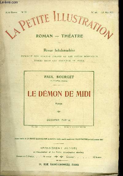 La petite illustration n° 64 série roman n° 26 - …