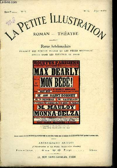 La petite illustration n° 72 série théatre n° 42 - …