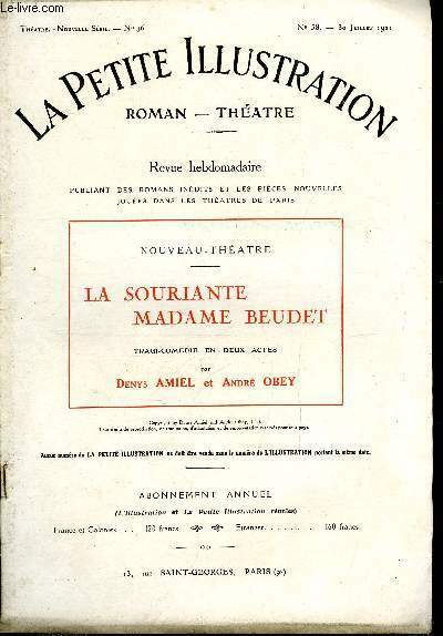 La petite illustration - nouvelle série n° 58 - théatre …