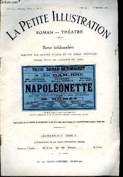 La petite illustration - nouvelle série n° 67 - théatre …