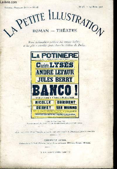 La petite illustration - nouvelle série n° 95 - théatre …