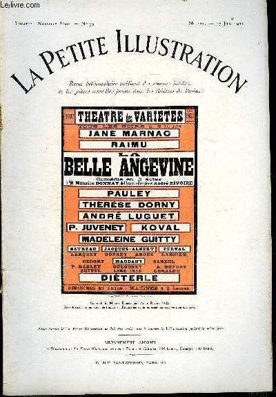 La petite illustration - nouvelle série n° 101 - théatre …