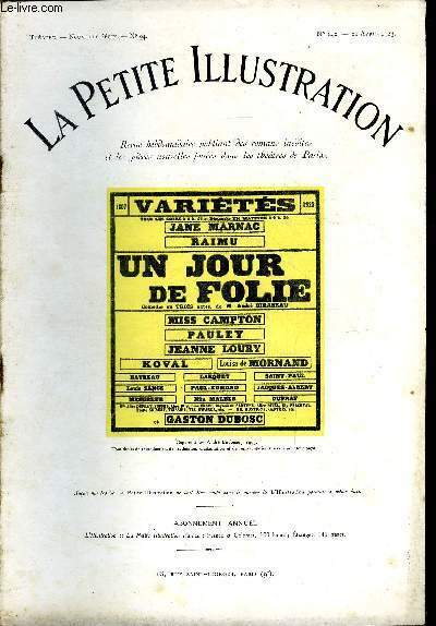 La petite illustration - nouvelle série n° 142 - théatre …