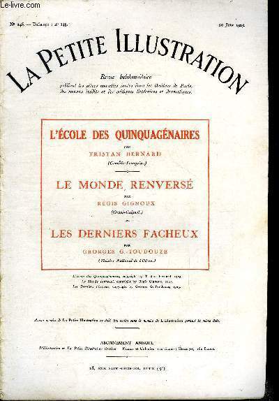 La petite illustration - nouvelle série n° 246 - théatre …