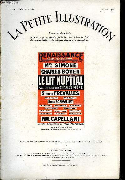 La petite illustration - nouvelle série n° 283 - théatre …