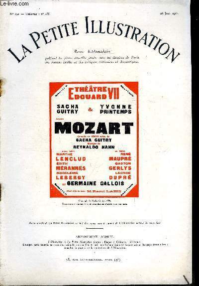 La petite illustration - nouvelle série n° 291 - théatre …