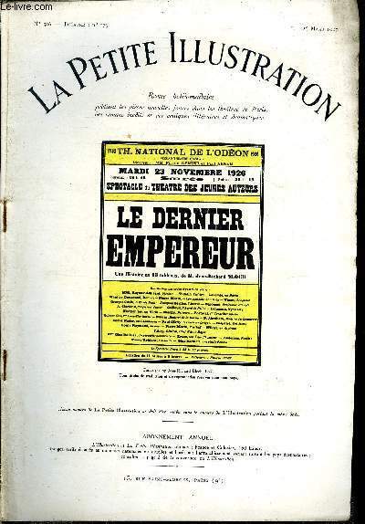 La petite illustration - nouvelle série n° 326 - théatre …