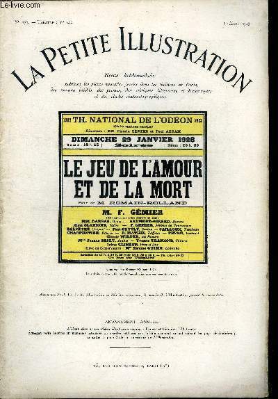 La petite illustration - nouvelle série n° 373 - théatre …