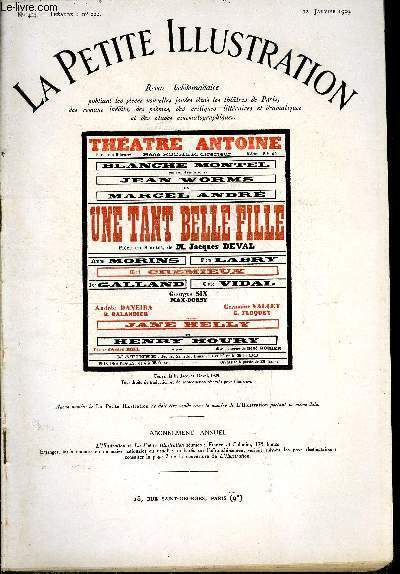 La petite illustration - nouvelle série n° 414 - théatre …