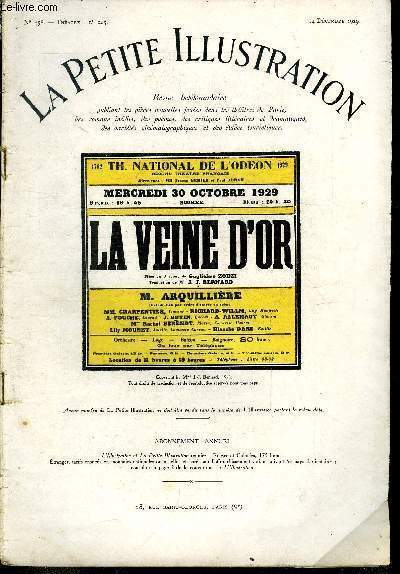 La petite illustration - nouvelle série n° 458 - théatre …