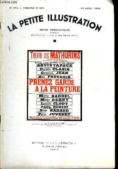 La petite illustration - nouvelle série n° 574 - théatre …
