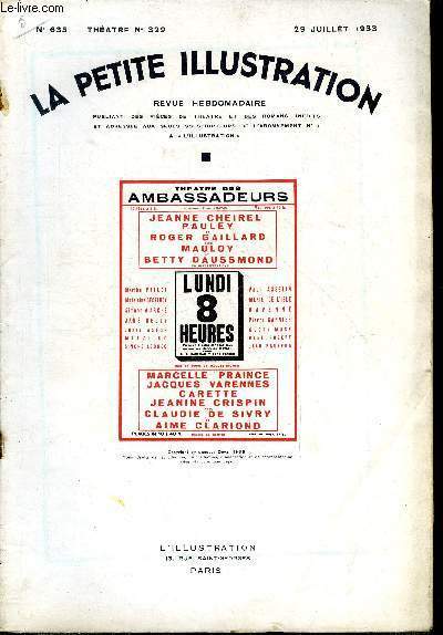 La petite illustration - nouvelle série n° 635 - théatre …
