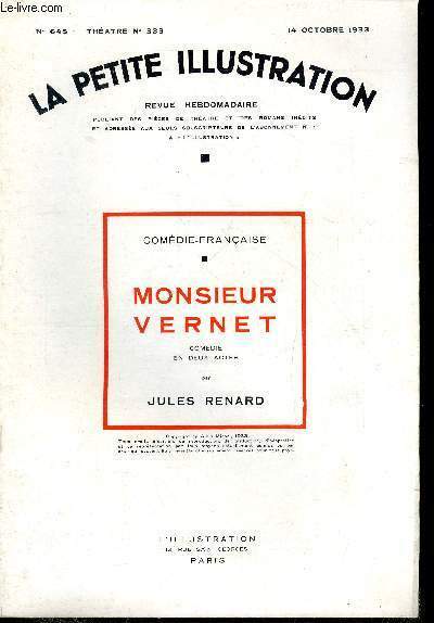 La petite illustration - nouvelle série n° 645 - théatre …