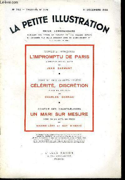 La petite illustration - nouvelle série n° 752 - théatre …