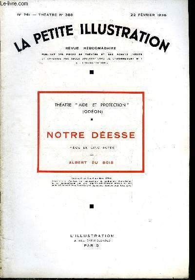 La petite illustration - nouvelle série n° 761 - théatre …