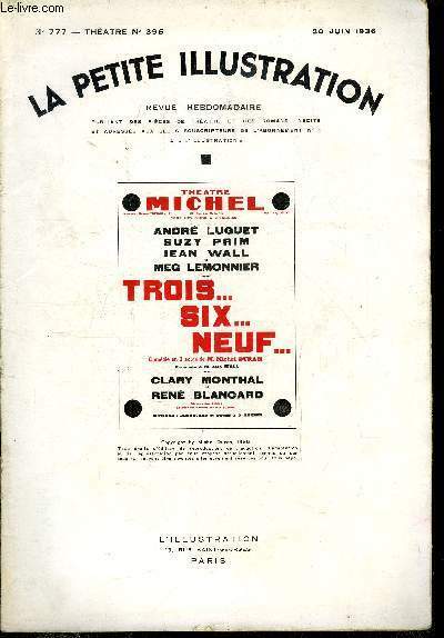 La petite illustration - nouvelle série n° 777 - théatre …