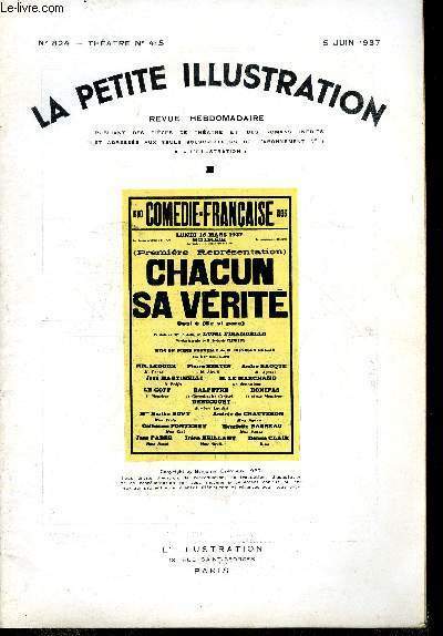 La petite illustration - nouvelle série n° 824 - théatre …