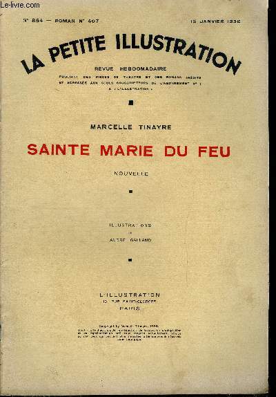 La petite illustration - nouvelle série n° 854 - roman …