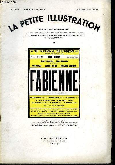 La petite illustration - nouvelle série n° 928 - théatre …