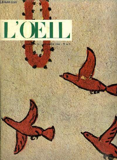 L'oeil n° 70 - Jean Duvet par Colin Eisler, Une …