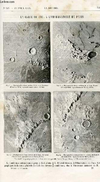 La nature n° 725 - La carte du ciel a …