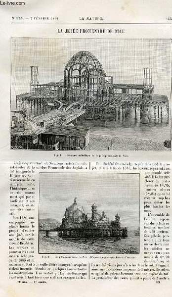 La nature n° 923 - La jetée promenade de Nice …