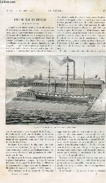 La nature n° 941 - Cale ou slip en travers …