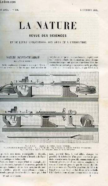 La nature n° 966 - Soudure dynamo-thermique des métaux ductiles, …
