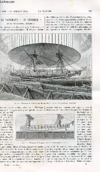 La nature n° 1000 - Le panorama "Le vengeur" et …