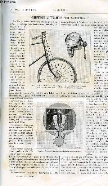 La nature n° 1097 - Entraineur automatique pour vélocipédistes avec …