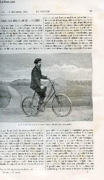 La nature n° 1123 - Nouvelle machine à courir valère …