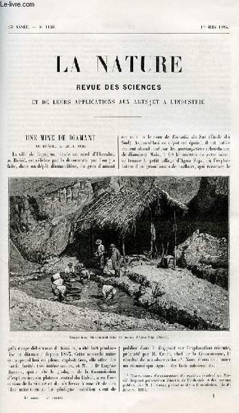 La nature n° 1148 - Une mine de diamant au …