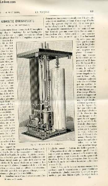 La nature n° 1314 - Girouette enregistrante de A. de …