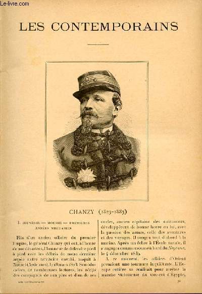 Chanzy (1823-1883). LES CONTEMPORAINS N°76