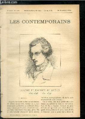 EUGENIE ET MAURICE DE GUERIN 1805-1848 - 1811-1839. LES CONTEMPORAINS …
