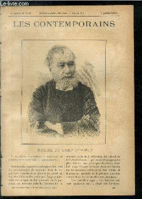 Maxime du Camp. (1822-1894). LES CONTEMPORAINS N°143