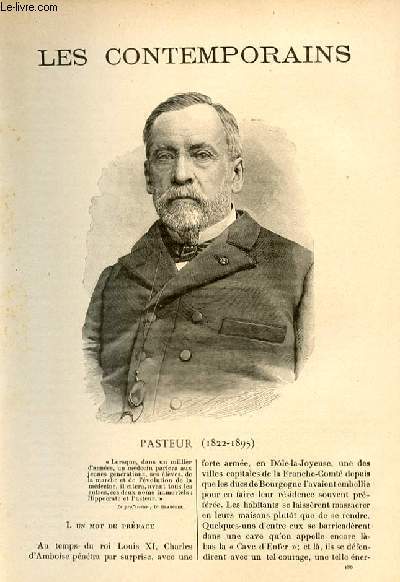 Pasteur (1822-1895). LES CONTEMPORAINS N°186