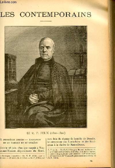 Le R.P. Felix (1810-1891). LES CONTEMPORAINS N°259