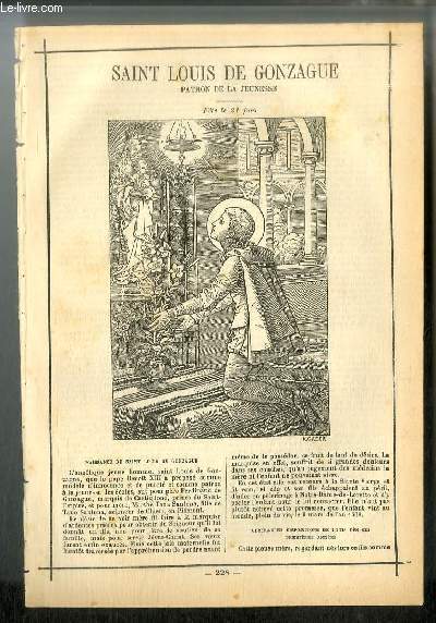 Vies des Saints n° 228 - Saint Louis de Gonzague, …